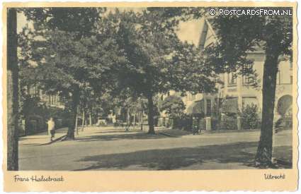 ansichtkaart: Utrecht, Frans Halsstraat