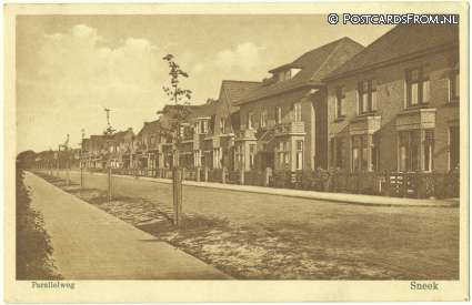 Sneek, Parallelweg ansichtkaart: Sneek, Parallelweg