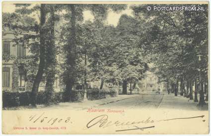 ansichtkaart: Haarlem, Kenaupark
