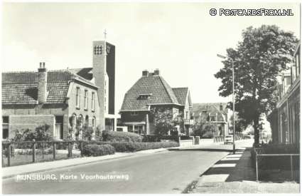 Rijnsburg, Korte Voorhouterweg ansichtkaart: Rijnsburg, Korte Voorhouterweg
