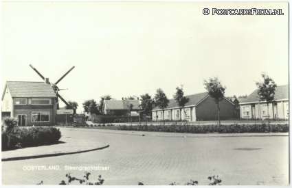 Oosterland ZL, Steengrachtsstraat ansichtkaart: Oosterland ZL, Steengrachtsstraat