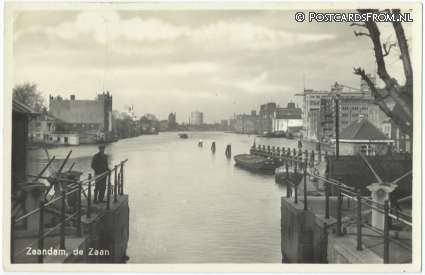 ansichtkaart: Zaandam, De Zaan