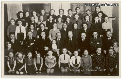 ansichtkaart: --, ? 1924 - Chr. Geref. Weeshuis - 1949