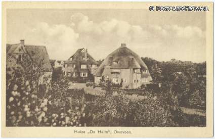 ansichtkaart: Overveen, Huize 'De Helm'