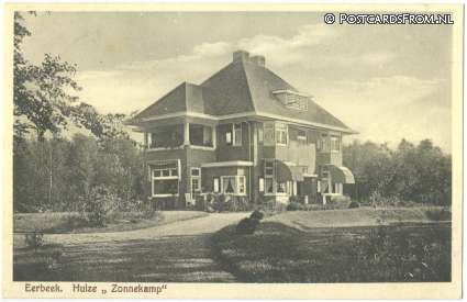 Eerbeek, Huize 'Zonnekamp' ansichtkaart: Eerbeek, Huize 'Zonnekamp'