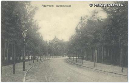 ansichtkaart: Hilversum, Sweelincklaan