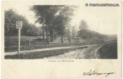 Hilversum, Groete uit ansichtkaart: Hilversum, Groete uit