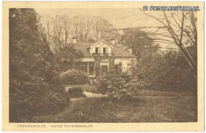Paterswolde, Huize Paterswolde ansichtkaart: Paterswolde, Huize Paterswolde