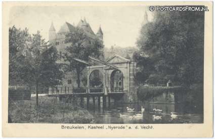 ansichtkaart: Breukelen UT, Kasteel Nyenrode a.d. Vecht