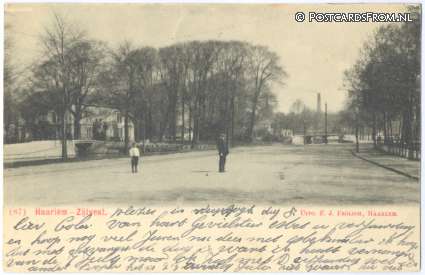 ansichtkaart: Haarlem, Zijlvest