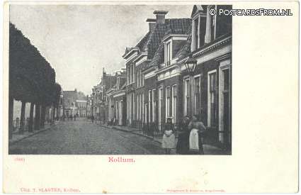 ansichtkaart: Kollum, --