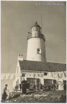 ansichtkaart: Egmond aan Zee, Hollandsch Stedenschoon. Vuurtoren