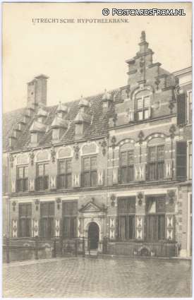 Utrecht, Utrechtsche Hypotheekbank ansichtkaart: Utrecht, Utrechtsche Hypotheekbank