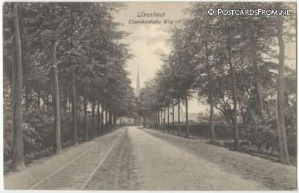 ansichtkaart: Ulvenhout, Ulvenhoutsche Weg