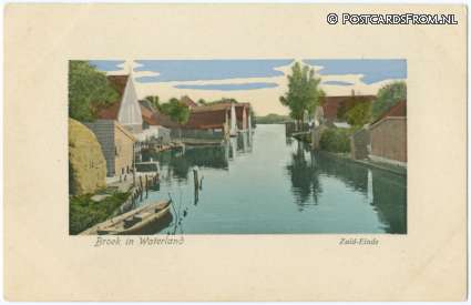 ansichtkaart: Broek in Waterland, Zuid-Einde