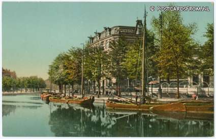 Amsterdam, Lutkie's Hotel. Leidschekade 89 en 88 ansichtkaart: Amsterdam, Lutkie's Hotel. Leidschekade 89 en 88