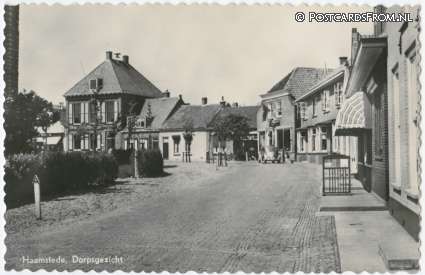 Burgh-Haamstede, Haamstede. Dorpsgezicht ansichtkaart: Burgh-Haamstede, Haamstede. Dorpsgezicht