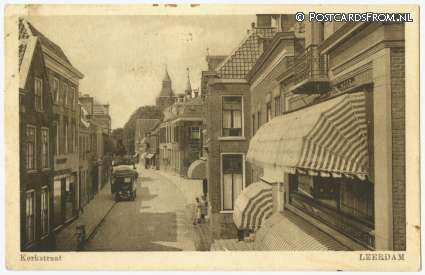 ansichtkaart: Leerdam, Kerkstraat