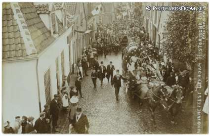 Leerdam, Koninginnefeest. Historische Optocht ansichtkaart: Leerdam, Koninginnefeest. Historische Optocht