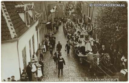 Leerdam, Koninginnefeest. Historische Optocht ansichtkaart: Leerdam, Koninginnefeest. Historische Optocht