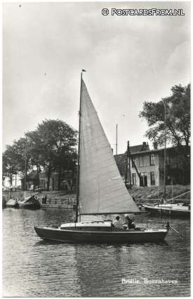 ansichtkaart: Brielle, Buitenhaven