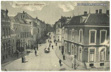 ansichtkaart: Deventer, Keizerstraat