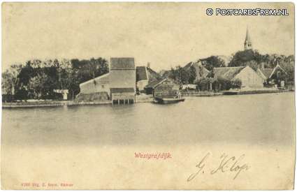 ansichtkaart: West-Graftdijk, --