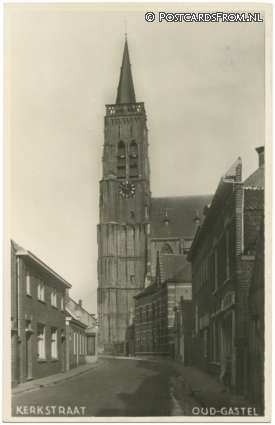 Oud Gastel, Kerkstraat ansichtkaart: Oud Gastel, Kerkstraat
