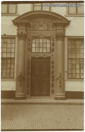 ansichtkaart: Texel, Hotel 'Texel', Oude Deur