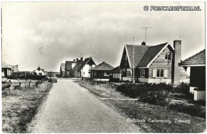 ansichtkaart: Callantsoog, Badplaats. Zeeweg
