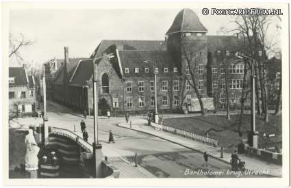 Utrecht, Bartholomei brug ansichtkaart: Utrecht, Bartholomei brug