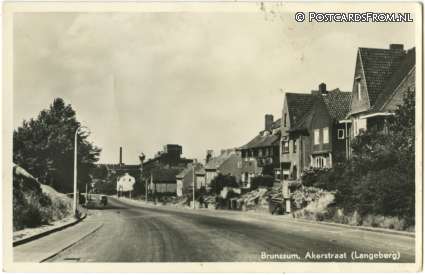 ansichtkaart: Zenderen, Akerstraat. Langberg