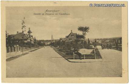 ansichtkaart: Amersfoort, Gezicht op Huygens- en Vondellaan