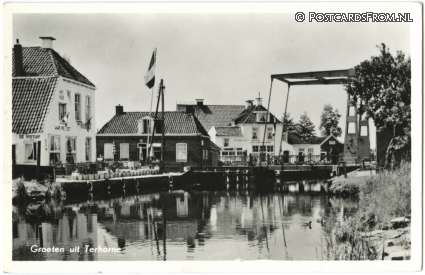 ansichtkaart: Terhorne, Groeten uit