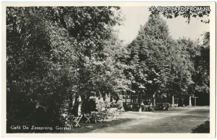ansichtkaart: Gorssel, Cafe De Zessprong