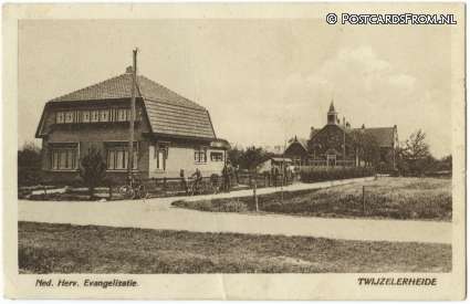 ansichtkaart: Twijzelerheide, Ned. Herv. Evangelisatie