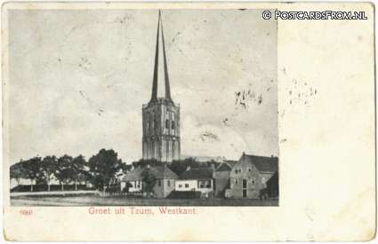 ansichtkaart: Tzum, Westkant