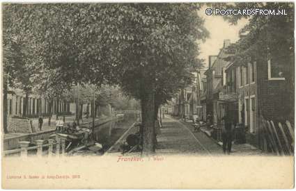 Franeker, 't West ansichtkaart: Franeker, 't West