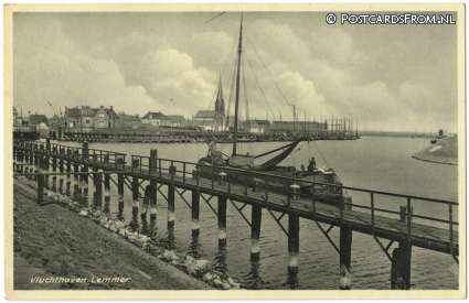 ansichtkaart: Lemmer, Vluchthaven