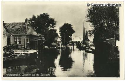 Hindeloopen, Gezicht op de Zijlroede ansichtkaart: Hindeloopen, Gezicht op de Zijlroede