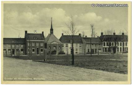 ansichtkaart: Hilvarenbeek, Marktplein