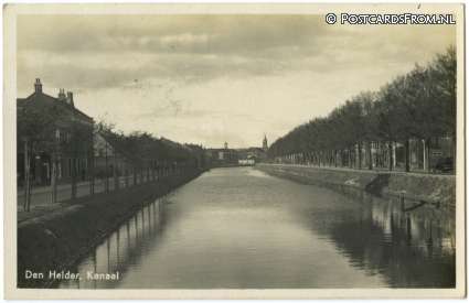 ansichtkaart: Den Helder, Kanaal