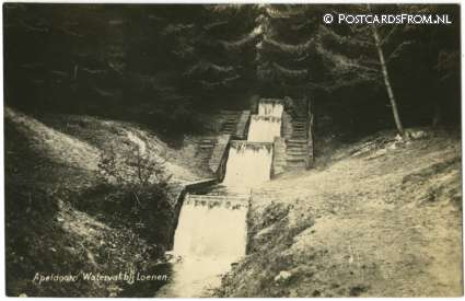 Apeldoorn, Waterval bij Loenen ansichtkaart: Apeldoorn, Waterval bij Loenen