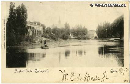 ansichtkaart: Goes, Singel. Oude Gortmolen