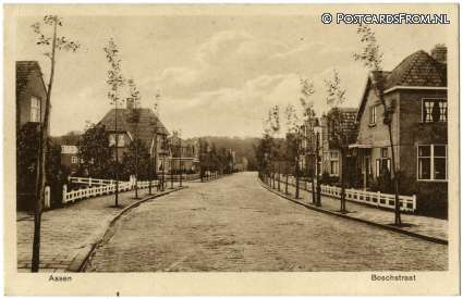 ansichtkaart: Assen, Boschstraat