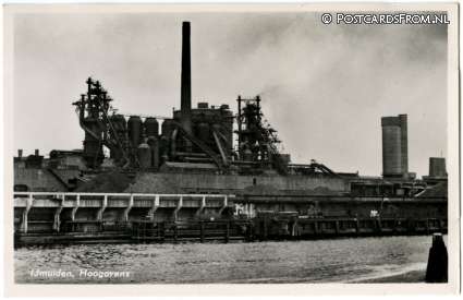 ansichtkaart: IJmuiden, Hoogovens