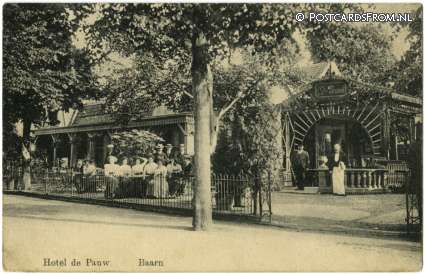 ansichtkaart: Baarn, Hotel de Pauw