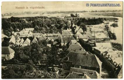 Hasselt, in Vogelvlucht ansichtkaart: Hasselt, in Vogelvlucht