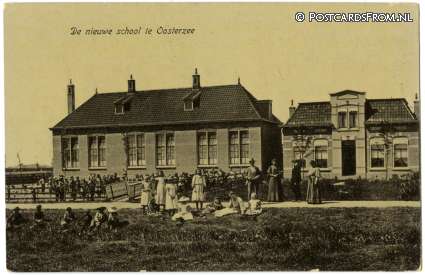ansichtkaart: Oosterzee, De nieuwe school