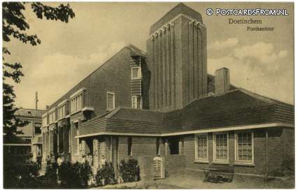 ansichtkaart: Doetinchem, Postkantoor